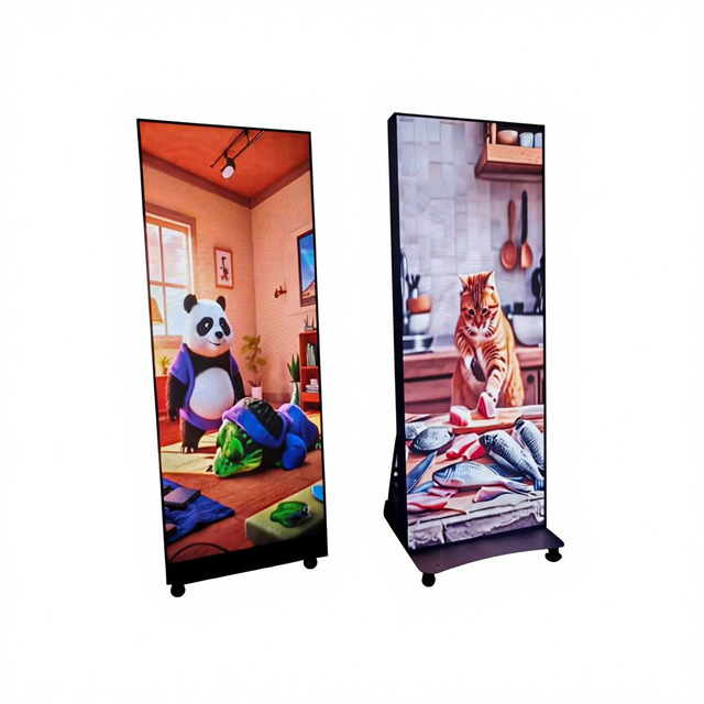 Portable LED Display Digital Screen Electronic Advertising Standing Screens Foldable Led Poster Screen