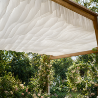 Voile de plafond moderne en mousseline pour décoration d'événements, toile de fond pour mariages en extérieur, cours et hôtels
