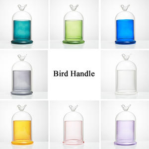 Oferta Especial: Cúpula de Vidrio Borosilicato Económica <span class=keywords><strong>para</strong></span> Decoración de Bodas, Pequeña Cúpula de Vidrio con Asa en Forma de Corazón y Base de Vidrio <span class=keywords><strong>para</strong></span> Decoración del Hogar - Product Image 3