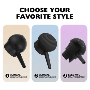 Herramientas de salón más vendidas, bomba de mano de plástico negro, polvo de fibras para el cabello, aplicador de aerosol eléctrico para tienda de peluquería profesional - Product Image 3