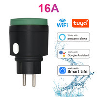 Wifi Smart Socket Enchufes a prueba de agua Interruptores Jardín al aire libre Wifi Enchufe conectado Electrodoméstico Alexa