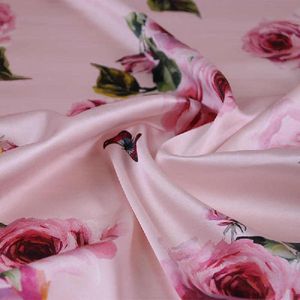 Vente en gros Spot Stock Bon <span class=keywords><strong>Prix</strong></span> 100% Polyester Satin Tissu Imprimé Pour Vêtements - Product Image 5