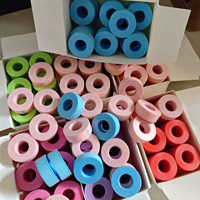 Ruban adhésif pour cils en micro-mousse personnalisé, coloré bleu, noir, rose vif, adapté aux peaux sensibles, gel de silicone, outil de beauté, extension de cils