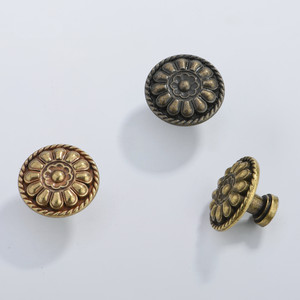 JAYA Poignées de couleur foncée dans les boutons d'armoires de cuisine Boutons et poignées ronds Boutons d'armoires vintage - Product Image 5