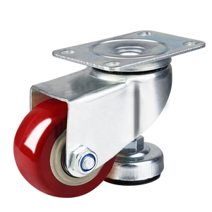 3-Zoll-Fußkupplungsrollen mit horizontaler Einstellung, Stützrahmen, Universalrad, Foma 1,5-5 Zoll, Top-Plattenmontage, Nivellierung - Product Image 1