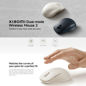 Xiaomi çift modlu kablosuz fare için orijinal 2 sessiz tıklayarak Snug Fit LED göstergesi büyük kaydırma tekerlek PTFE fare ayaklar - Product Image 2