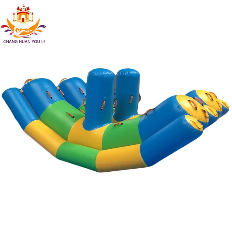 outdoor Airtight Funny Water Games Good Price Adult Floating children Inflatable adult Water Seesaw