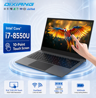Nouvel ordinateur portable à écran tactile FHD IPS de 15,6 pouces, livraison rapide, Intel I7 8550U intégré, 12 Go de RAM, SSD en option, Windows 11 Pro, interfaces riches