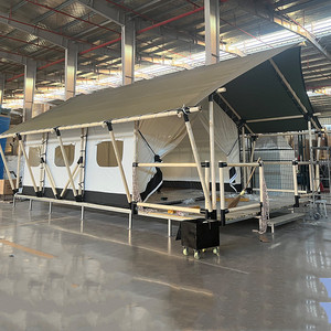 Casa de Camping Prefabricada de Madera para Glamping en Hoteles y Resorts, Tienda de Campaña de Lujo con Dos Dormitorios, Impermeable para las Cuatro Estaciones, Alojamiento Tipo Homestay - Product Image 4