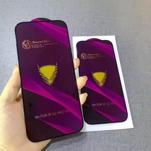 OG ESD กระจกนิรภัยป้องกันหน้าจอขนาด0.4มม., สำหรับ <span class=keywords><strong>iPhone</strong></span> 16 PRO MAX 15PLUS 17 14 Pro 13 12 MINI <span class=keywords><strong>SE</strong></span> - Product Image 5