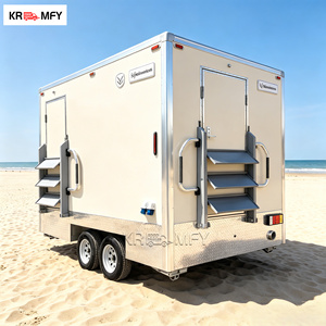 Remolque de Baño Móvil Modular Completamente Equipado, Remolque de Baño Portátil de Lujo, Remolque de Baño VIP Resistente - Product Image 1