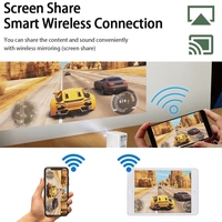 Dropshipping Nouvelle Arrivée AUN A001 Portable mini WiFi Sync Phone projecteur 4k Smart mini projecteur