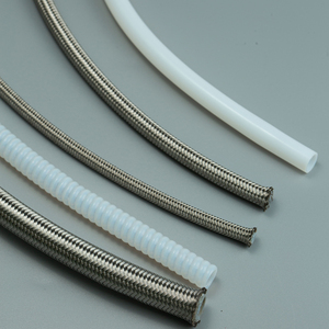 내열성 PTFE 튜브 편조 스레드 304 편조 금형 온도 기계 PTFE 호스 튜브 - Product Image 3