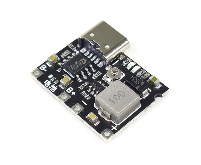 Type-C USB Lithium Li-ion 18650 3.7V 4.2V Battery Charger Board DC-DC Step Up Boost Module TP4056 DIY Kit Parts