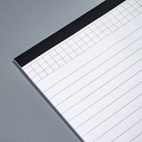Blocs-notes lignés 25 feuilles par carnet, reliure supérieure, blocs-notes vierges lignés pour le bureau et l'école
