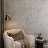Peinture Murale Intérieure Velours Effet Artistique Doux au Toucher Finition Texturée Luxe pour Salon Chambre Hôtel Villa Décoration