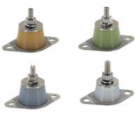 Fixations de montage pour isolateurs de vibrations, pieds en caoutchouc de silicone, amortisseurs de vibrations en gel de silicone, filetage M6