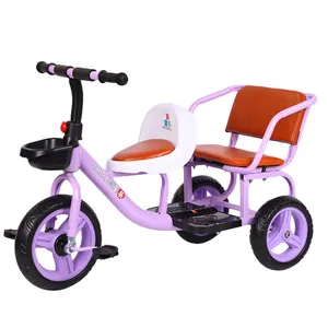사랑스러운 볼륨 판지 소녀 플라스틱 페달 사용 어린이 유모차 트라이크 아기 세발 자전거