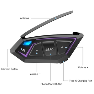 EJEAS MS8 Nuevo Diseño de Malla Completa en Material ABS para una Conducción Cómoda en Motocicleta - Product Image 4