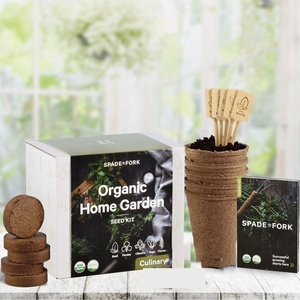 Kit de Cultivo Orgánico 100% para Jardín Interior, Incluye Macetas de Turba y Herramientas para Iniciar un Jardín de Hierbas en Interiores - Product Image 6