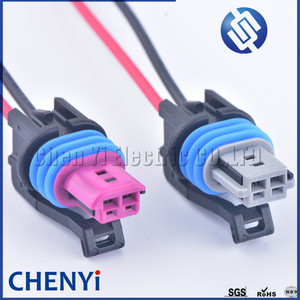 2 Pin Sensor mobil tahan air steker Wanita kabel otomatis harness konektor 15449028 15449027 untuk Ford Chevrolet Opel GM LS ECT - Product Image 3