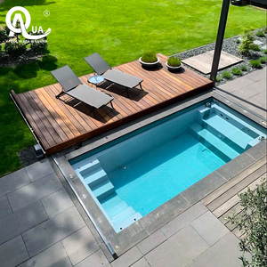 Motorized Remote Control <b>Sliding</b> Pool Cover Aluminum Track Waterproof Inground Pool <b>Sliding</b> Cover - Product Image 6