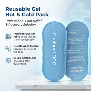 Nueva llegada: Paquete de hielo suave frío y caliente OEM personalizado, compresa de gel médica reutilizable para terapia física, alivio de hinchazón y <span class=keywords><strong>dolor</strong></span>. - Product Image 2