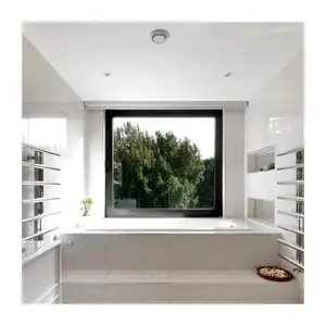 Индивидуальный размер изолированные стеклянные большие окна с фиксированной картинкой алюминиевые окна от пола до потолка