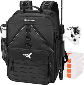 Free sample <b>Fishing</b> Tackle Backpack <b>Fishing</b> Fanny Pack Crossbody Bag <b>Fishing</b> Tackle Box Organizer with Rod & Gear Holder - Product Image 1