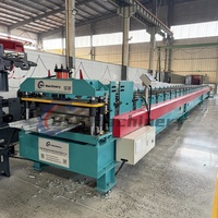 Máquina Automática para Formar Rollos de Láminas para Techos con Hebilla Oculta, Máquina para Fabricar Paneles Metálicos para Techos con Control PLC - Boshiyi