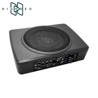Caisson de basses ultra-plat de 8 pouces pour siège de voiture HAW-800 avec amplificateur de puissance de classe AB pour subwoofer actif audio de voiture