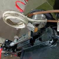 Extrémité de tuyau d'acier inoxydable de chauffage à haute fréquence automatique de CNC formant la machine