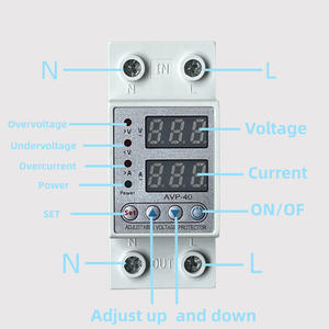 Protector de Sistema de CA 230V con Reinicio Automático AVP-63, Dispositivo de Protección Contra Sobretensión, Subtensión, Regulación de Voltaje y Corriente - Product Image 2