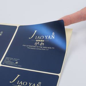 ฉลากขวดกระดาษสังเคราะห์กันน้ำแบบวงกลมสั่งทำ Yuehongkai, พิมพ์สติกเกอร์ฉลากโลโก้แบบม้วน - Product Image 5