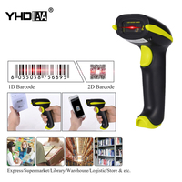 Lecteur de Code Qr à barre robuste intelligente de haute qualité prise en charge du balayage de l'écran Scanner de codes à barres USB 1D 2D avec support réglable