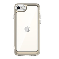 Protecteur de caméra universel, coque de téléphone portable transparente avec Anti-gravité pour Iphone SE 2020 boutons métalliques