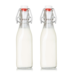 <span class=keywords><strong>Prix</strong></span> compétitif en stock Bouteilles de jus en verre à bouchon basculant avec couvercles 250 ml - 1 L - Product Image 3