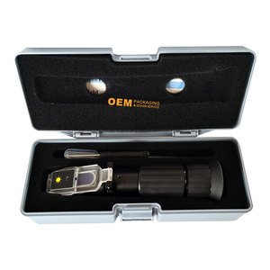 Refraktometer Digital 28-62% Brix Meter V-Resourcing Portabel Genggam untuk Pengukuran Kadar Gula pada Makanan Buah Model Lampu LED - Product Image 6