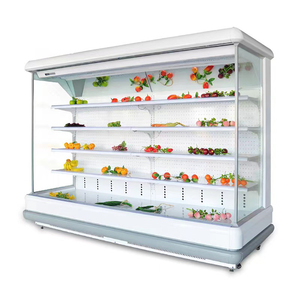 Refrigerador Vertical Comercial con Enfriamiento por Aire para Exhibición de Frutas y Verduras en Supermercados - Product Image 2