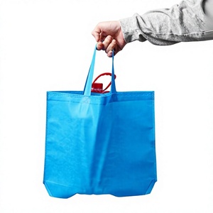 Bolsas de tela reciclables baratas personalizadas con estampado, reutilizables para compras, ecológicas, de tela no tejida, con asa para el hombro, para regalo. - Product Image 6