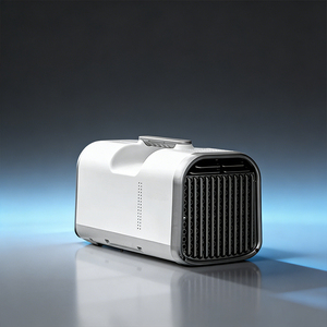 Climatiseur portable à télécommande 12V 24V 110V 220V 5000BTU R-32, classe A, écoénergétique, pour voiture, véhicule, camping-car, camping - Product Image 2