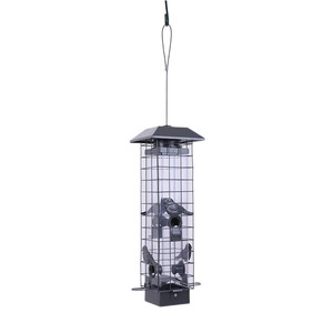 Nieuwe hangende intelligente eekhoornbestendige vogelvoederbak voor buiten, met metalen constructie, van Chinese fabrikant - Product Image 1