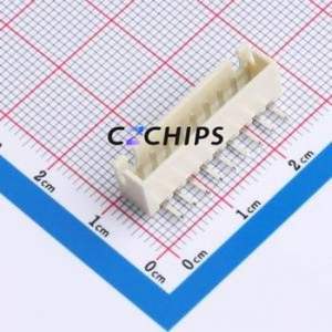 ZX-XH2.54-9PWZ-GW Wire-to-Board Pin Header Bent Lead Through Hole,P=2.5mm Connector 1x9P 2.5mm Right Angle Insert XH - Product Image 1