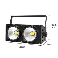 Projecteur LED COB 200W blanc chaud, lumière d'ambiance LED, barre stroboscopique pour mariage, spectacle et événement