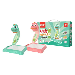 Slide cerdas proyektor mainan lukisan anak-anak gambar kartun papan Graffiti mainan pendidikan - Product Image 1