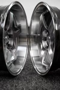 חישוקי גלגלים מסגסוגת יציקה, חישוקי אלומיניום בעלי חמישה חישורים לרכב נוסעים עבור 300ZX 350Z 370Z R32 R33 R34 GT-R - Product Image 3