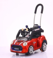 Voiture électrique pour enfants de 2 à 7 ans, télécommande 2.4G, commande par joystick, batterie 6V 4.5AH, moteur 380W, deux roues, plastique PP, unisexe