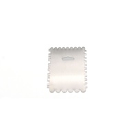 Gâteau dentelé rectangulaire d'acier inoxydable pour le grattoir de pâte de crème de gâteau