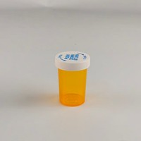 Frascos de Medicina Rx Amber de 8dr, 13dr, 16dr, 20dr, 30dr, 40dr y 60dr con Tapa a Prueba de Niños