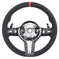 Volant en microfibre entièrement recouvert de daim pour BMW F10 F15 F16 F30 F31 F35 F36 M3 F82 M5 F90 E71 E84 E93